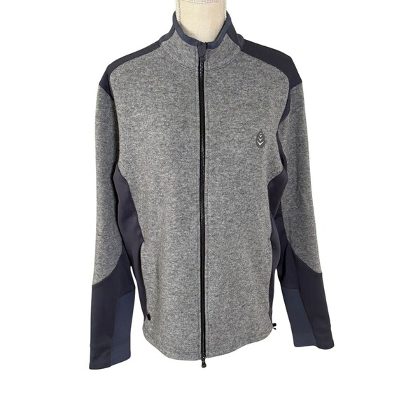 Greyson Sequoia Lux Hybrid Full Zip Golf Jacket Heather Gray Size‎ Medium - Picture 1 of 10